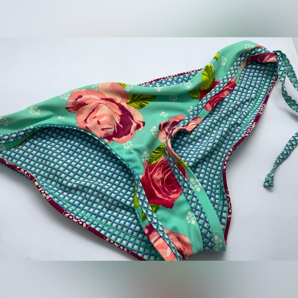 Body Glove Women Brasilia Tie Side Cheeky Bikini Bottom Swimsuit Size S - Picture 3 of 8